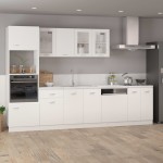 vidaXL Dulap inferior “Lyon”, alb, 60 x 46 x 81,5 cm, lemn prelucrat