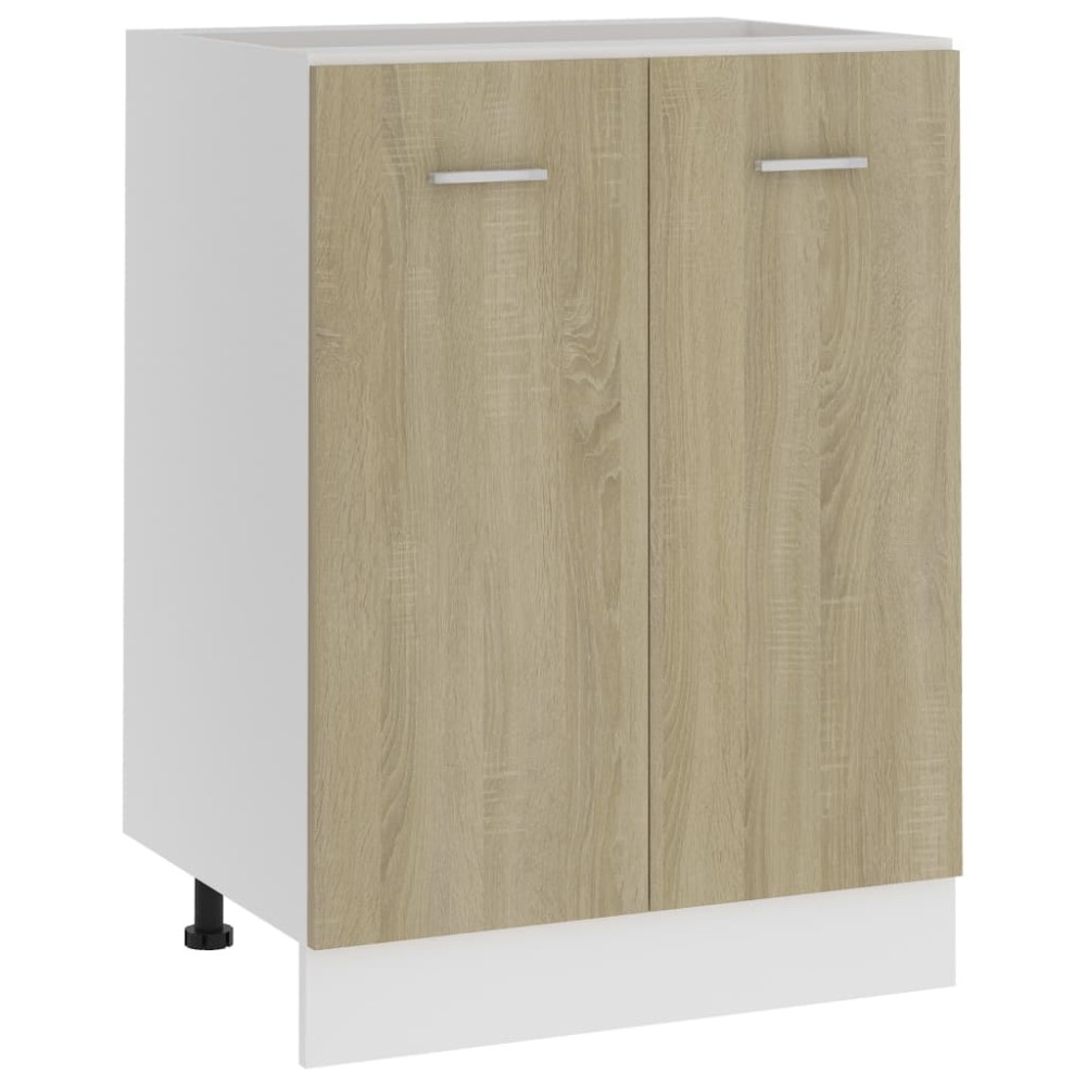 vidaXL Dulap inferior “Lyon”, stejar sonoma, 60x46x81,5 cm