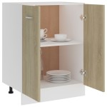 vidaXL Dulap inferior “Lyon”, stejar sonoma, 60x46x81,5 cm