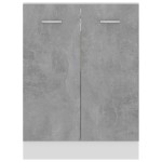 vidaXL Dulap inferior “Lyon”, gri beton, 60 x 46 x 81,5 cm
