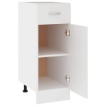 vidaXL Dulap inferior cu sertar “Lyon”, alb, 30x46x81,5 cm