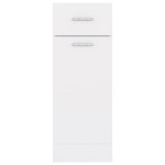 vidaXL Dulap inferior cu sertar “Lyon”, alb, 30x46x81,5 cm