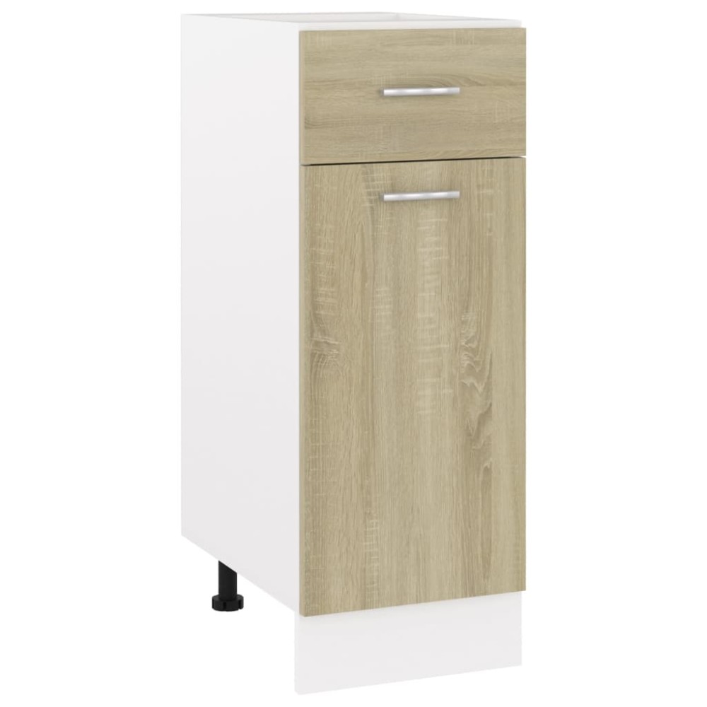 vidaXL Dulap inferior cu sertar “Lyon”, stejar sonoma, 30x46x81,5 cm