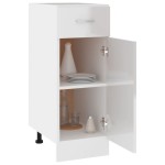 vidaXL Dulap inferior cu sertar “Lyon” alb lucios 30x46x81,5cm