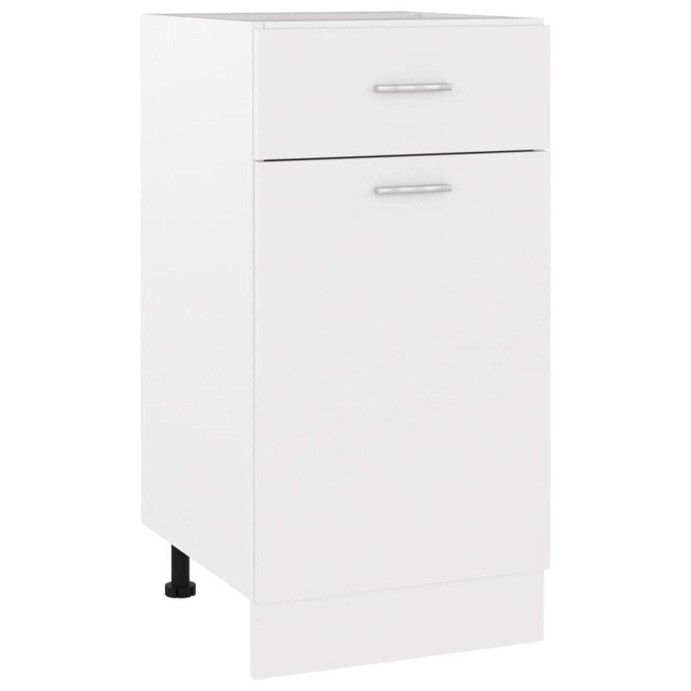 vidaXL Dulap inferior cu sertar “Lyon”, alb, 40x46x81,5 cm