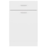 vidaXL Dulap inferior cu sertar “Lyon”, alb, 50x46x81,5 cm