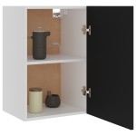 vidaXL Dulap suspendat “Lyon”, negru, 39,5 x 31 x 60 cm
