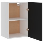 vidaXL Dulap suspendat “Lyon”, negru, 39,5 x 31 x 60 cm