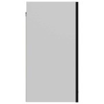vidaXL Dulap suspendat “Lyon”, negru, 60 x 31 x 60 cm, lemn prelucrat