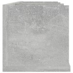 vidaXL Raft de perete CD-uri, gri beton, 75x18x18 cm, lemn prelucrat vidaXL Raft de perete CD-uri, gri beton, 75x18x18 cm, lemn prelucrat