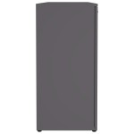vidaXL Dulap, gri, 120 x 35,5 x 75 cm, lemn prelucrat