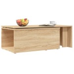 vidaXL Măsuță de cafea, stejar sonoma, 150x50x35 cm, lemn prelucrat vidaXL Măsuță de cafea, stejar sonoma, 150x50x35 cm, lemn prelucrat
