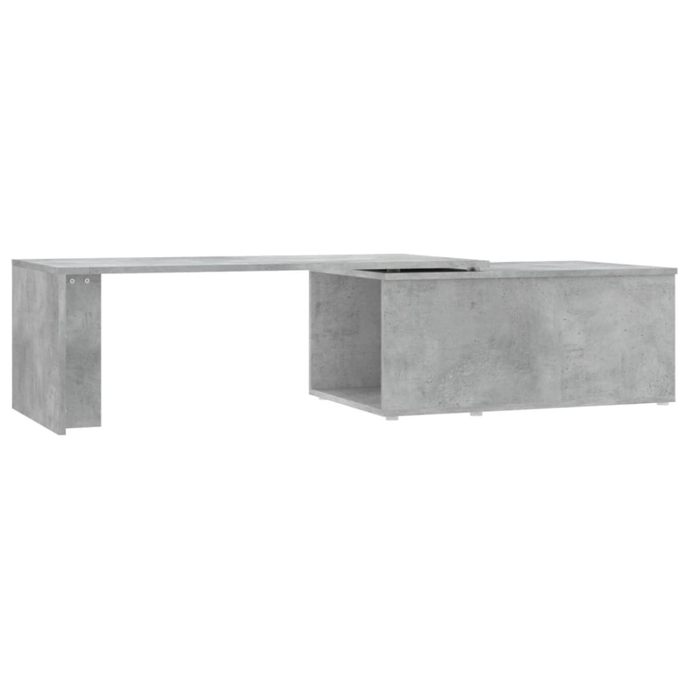 vidaXL Măsuță de cafea, gri beton, 150 x 50 x 35 cm, lemn prelucrat