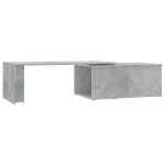 vidaXL Măsuță de cafea, gri beton, 150 x 50 x 35 cm, lemn prelucrat vidaXL Măsuță de cafea, gri beton, 150 x 50 x 35 cm, lemn prelucrat