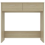 vidaXL Birou, stejar sonoma, 80 x 40 x 75 cm, lemn prelucrat
