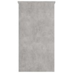 vidaXL Birou, gri beton, 80x40x75 cm, lemn prelucrat