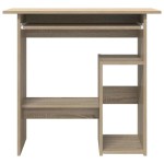 vidaXL Birou, stejar sonoma, 80x45x74 cm, lemn prelucrat