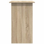 vidaXL Birou, stejar sonoma, 80x45x74 cm, lemn prelucrat
