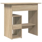 vidaXL Birou, stejar sonoma, 80x45x74 cm, lemn prelucrat