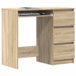 vidaXL Birou, stejar sonoma, 90x45x76 cm, lemn prelucrat vidaXL Birou, stejar sonoma, 90x45x76 cm, lemn prelucrat