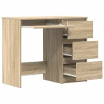 vidaXL Birou, stejar sonoma, 90x45x76 cm, lemn prelucrat vidaXL Birou, stejar sonoma, 90x45x76 cm, lemn prelucrat
