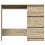 vidaXL Birou, stejar sonoma, 90x45x76 cm, lemn prelucrat vidaXL Birou, stejar sonoma, 90x45x76 cm, lemn prelucrat