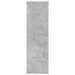 vidaXL Raft de perete, gri beton, 85x16x52,5 cm, lemn prelucrat
