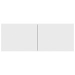 vidaXL Comodă TV, alb, 80 x 30 x 30 cm, lemn prelucrat