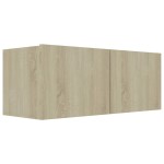 vidaXL Comodă TV, stejar Sonoma, 80 x 30 x 30 cm, lemn prelucrat vidaXL Comodă TV, stejar Sonoma, 80 x 30 x 30 cm, lemn prelucrat