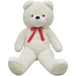 vidaXL Ursuleț de pluș de jucărie, alb, 242 cm vidaXL Ursuleț de pluș de jucărie, alb, 242 cm