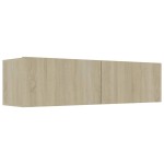 vidaXL Comodă TV, stejar Sonoma, 120 x 30 x 30 cm, lemn prelucrat vidaXL Comodă TV, stejar Sonoma, 120 x 30 x 30 cm, lemn prelucrat
