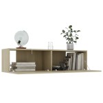 vidaXL Comodă TV, stejar Sonoma, 120 x 30 x 30 cm, lemn prelucrat vidaXL Comodă TV, stejar Sonoma, 120 x 30 x 30 cm, lemn prelucrat