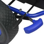 vidaXL Mașină Go Kart cu scaun reglabil, albastru