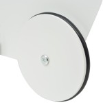 vidaXL Cărucior pentru păpuși din lemn 53 x 25,7 x 50 cm, alb vidaXL Cărucior pentru păpuși din lemn 53 x 25,7 x 50 cm, alb