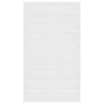 vidaXL Dulap pentru CD-uri, alb, 102x16x177,5 cm, lemn compozit