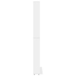 vidaXL Dulap pentru CD-uri, alb, 102x16x177,5 cm, lemn compozit