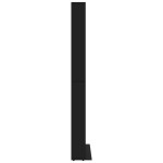 vidaXL Dulap pentru CD-uri, negru, 102x16x177,5 cm, lemn compozit vidaXL Dulap pentru CD-uri, negru, 102x16x177,5 cm, lemn compozit