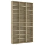 vidaXL Dulap pentru CD-uri stejar sonoma 102x16x177,5 cm lemn compozit vidaXL Dulap pentru CD-uri stejar sonoma 102x16x177,5 cm lemn compozit