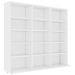 vidaXL Dulap pentru CD-uri, alb, 100 x 23 x 89,5 cm, lemn prelucrat vidaXL Dulap pentru CD-uri, alb, 100 x 23 x 89,5 cm, lemn prelucrat