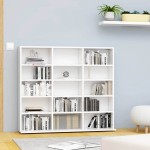 vidaXL Dulap pentru CD-uri, alb, 100 x 23 x 89,5 cm, lemn prelucrat vidaXL Dulap pentru CD-uri, alb, 100 x 23 x 89,5 cm, lemn prelucrat