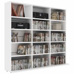 vidaXL Dulap pentru CD-uri, alb, 100 x 23 x 89,5 cm, lemn prelucrat vidaXL Dulap pentru CD-uri, alb, 100 x 23 x 89,5 cm, lemn prelucrat