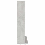 vidaXL Dulap pentru CD-uri, gri beton, 100x23x89,5 cm, lemn prelucrat vidaXL Dulap pentru CD-uri, gri beton, 100x23x89,5 cm, lemn prelucrat
