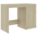 vidaXL Birou, stejar sonoma, 100x50x76 cm, lemn prelucrat vidaXL Birou, stejar sonoma, 100x50x76 cm, lemn prelucrat