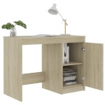 vidaXL Birou, stejar sonoma, 100x50x76 cm, lemn prelucrat vidaXL Birou, stejar sonoma, 100x50x76 cm, lemn prelucrat