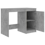 vidaXL Birou, gri beton, 100x50x76 cm, lemn prelucrat vidaXL Birou, gri beton, 100x50x76 cm, lemn prelucrat