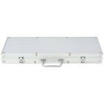 vidaXL Set de poker cu 500 de jetoane cu laser din aluminiu vidaXL Set de poker cu 500 de jetoane cu laser din aluminiu