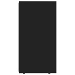vidaXL Dulap, negru, 120x36x69 cm, lemn prelucrat