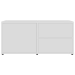 vidaXL Dulap TV, alb, 80 x 34 x 36 cm, lemn prelucrat