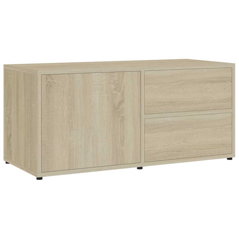 vidaXL Dulap TV, stejar sonoma, 80x34x36 cm, lemn prelucrat