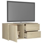vidaXL Dulap TV, stejar sonoma, 80x34x36 cm, lemn prelucrat vidaXL Dulap TV, stejar sonoma, 80x34x36 cm, lemn prelucrat
